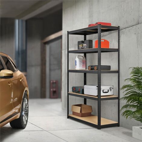 PROREGAL Mega Deal 1x Étagère d'angle + 2X Étagère Charge Lourde BIG Elephant S | Bleu | Lot d'étagères Robustes de Garage, Atelier, Cave, sous-Sol