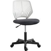 Yaheetech Chaise de Bureau, Chaise d'Ordinateur, Fauteuil Bureau Ergonomique, Pivotant, Fonction Réglage, Style Moderne, Charge de 136kg Gris foncé