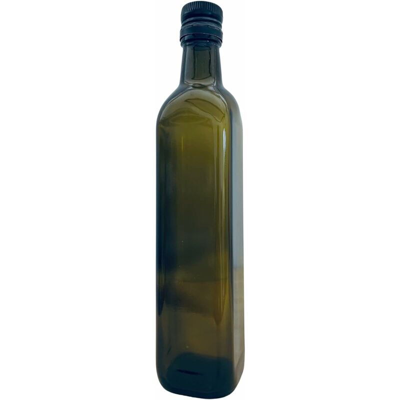 20 BOTTIGLIE MARASCA PER OLIO LIQUORE IN VETRO VERDE CON TAPPO DOSATORE 100  ml