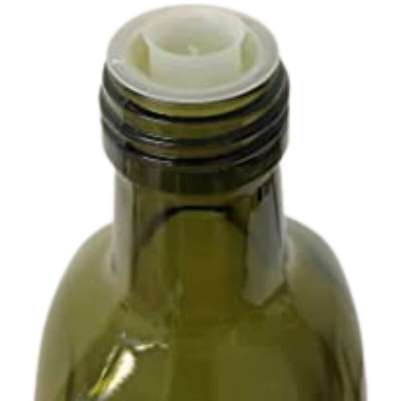 5 Bottiglie Per Olio Bottiglia In Vetro Verde Marasca Con Tappo e Dosatore  100 ml
