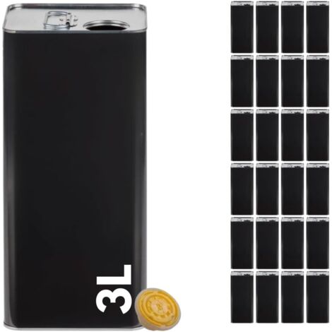 Lattine Per Olio D'Oliva Serigrafate "Olive" - Prodotti Per L'Olio D'Oliva