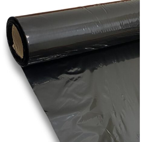 Telo Per Pacciamatura Biologico In Polietilene Nero - 1,5x10 Metri, Spessore 50 Mm, Per Orto E Giardino