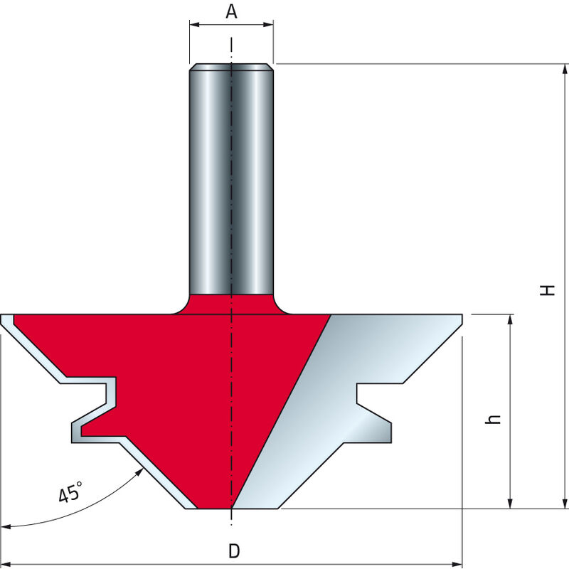 Outifrance Fraise ogive pointue Ø 6 mm