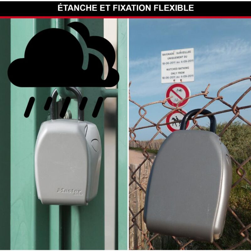 Boite à clés MASTERLOCK avec anse - Sécurité renforcée - 5414D 4