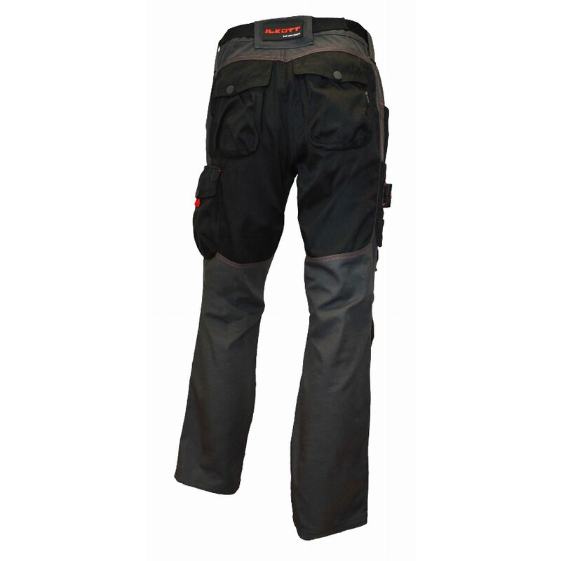 Pantalon ILKOTT YP70 sans genouilleres Gris Noir EJ.77 T.3 48 50 YP70423X1M 5859 EJ 77cm T3