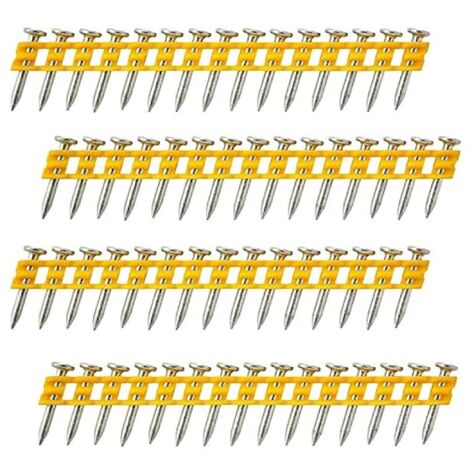 Dewalt – Pointe de cloueur béton 2.6x35mm – Acier traité – Boîte de 1005 pièces – Assemblées en bandes pour tir rapide – DCN8901035