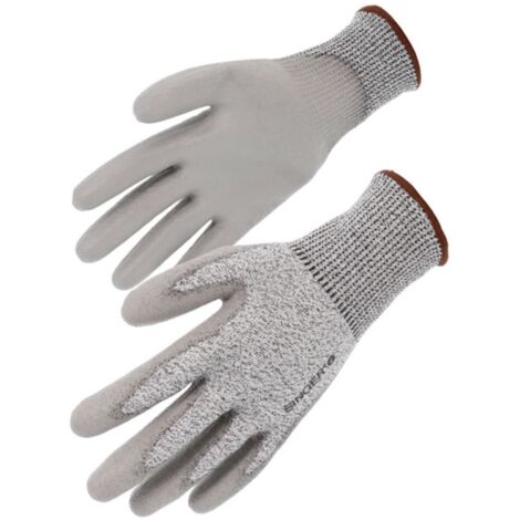 Singer Safety – Gants anti-coupure en polyester – Paume enduite polyuréthane – Taille 11 – Norme EN388 4X41B – Résistance à la coupure