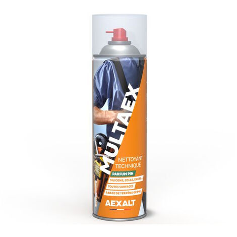 Aexalt – Nettoyant technique Multaex 650ml – Solvant puissant pour dégraissage pièces mécaniques – Parfum pin – Compatible PVC et métaux