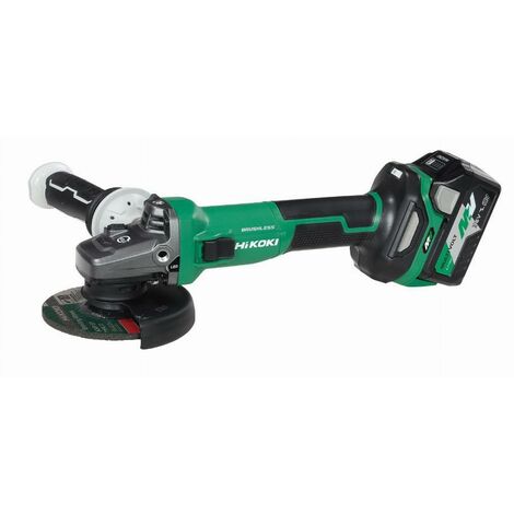 Hikoki – Meuleuse Ø125mm MultiVolt 36V 2,5Ah Brushless – Moteur haute efficacité pour métal, pierre et bois – G3613DVEWQZ (1/5)