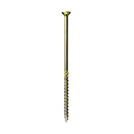 Vis charpente tête fraisée T40 8x160 zingué bichromaté FISSAGI - Boite de 50 - 92015