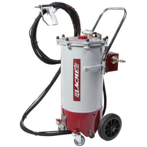 Lacme – Sableuse pneumatique 30L – Débit 410L/min – Pression 6 bar – Buse Ø 2,5mm carbure – Compatible tuyaux 8-10mm – 331714 (1/4)