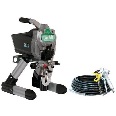 Lacme – Station de peinture électrique Airless ES 070 – Débit max 1,4 l/min – Pression max 207 bar – Moteur 0,65 kW – Pour revêtements à base de solvant et d'eau (1/5)