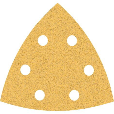 Feuille abrasive BOSCH EXPERT DELTA C470 - Grain 80 - 93 mm 5 pièces - 2608900825