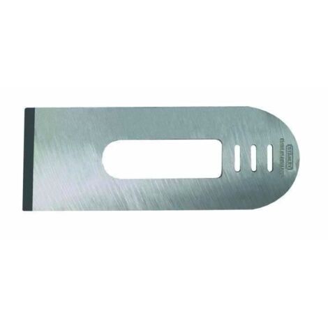 Stanley – Fer pour rabot métallique 9 1/2 – Acier chromé au carbone – Inclinaison 25° – Largeur 40mm pour performance optimale (1/5)