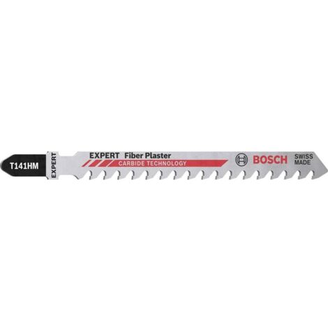 Bosch – Lame de scie sauteuse 100 mm pour plaques de plâtre – Lot de 3 – Coupe nette sans éclat – 2608900563