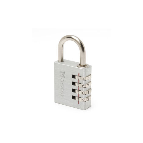 Master Lock 7640EURD cadenas à combinaison programmable argenté