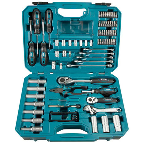 Jeu d'outils (87 pièces) en coffret - MAKITA E-08458