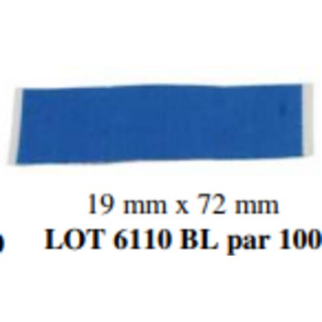 Lot De 6 Bracelets Miller Lite Tissu Éponge Bleu Avec Logo (Occasion)