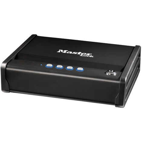 Master Lock – Coffre-fort compact à ouverture rapide – Multi-mécanisme de verrouillage – Acier haute sécurité – Plateau intérieur amovible - MLD08E