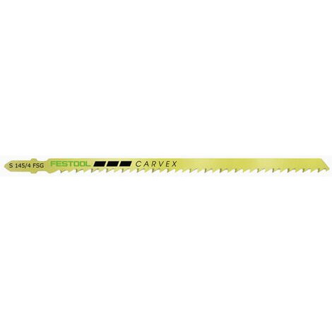 Festool – Lame de scie sauteuse 145mm – Acier HCS pour bois dur – Pas de dents 4mm – Découpe nette sans éclat