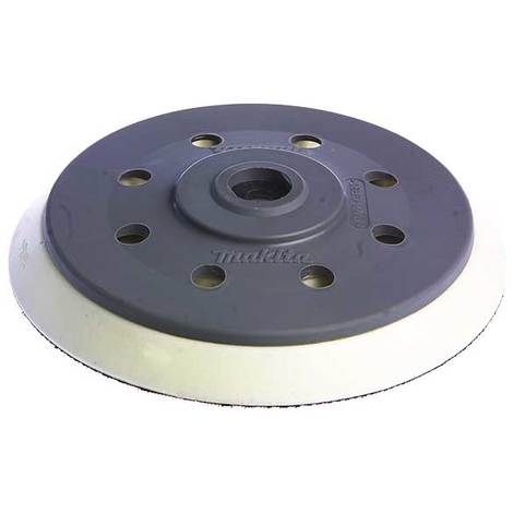 Makita – Plateau de ponçage souple 150 mm 1966841 – Fixation Velcro – Pour ponçage fin et élimination de peinture – Compatible BO6030 BO6040 - Y103443