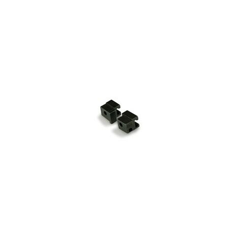 Bouchon pvc tête affleurante - Diametre : 10 - Teinte : Noir - Hauteur : 8 - ROTO