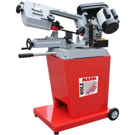 Holzmann – Scie à ruban 230V pour métal – Moteur 550W – Vitesse 35-80 m/min – Capacité de coupe 100x150 mm à 90°