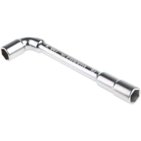 Facom – Clé à pipe débouchée 10 mm – Acier chrome vanadium – Double terminaison – Pour espaces confinés et chantiers humides