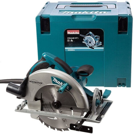 Scie circulaire MAKITA 5008MGJ - 1800 W - Ø 210 mm - En coffret MakPac