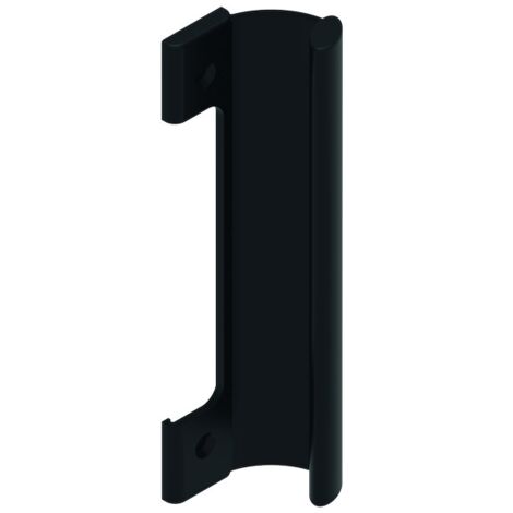 La Croisee Ds – Poignée de porte coulissante en aluminium – Couleur noire – Pour espaces confinés – Design ergonomique