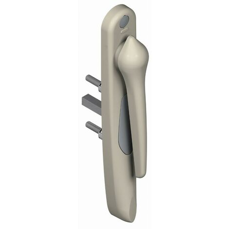 Poignée 20° extérieur 5511 LA CROISEE DS - Saillie réduite - Gris inox claro - Droite - DS5511-D870 (1/2)