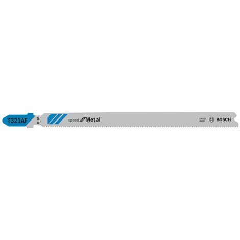 Bosch – Lame de scie sauteuse pour métal 132mm – Denture ondulée pour coupes rapides – Bimétal HSS/HCS – 2608636705