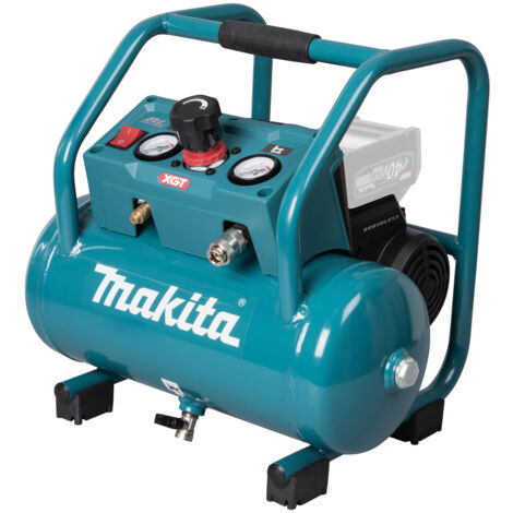 Makita – Compresseur sur batterie 40V 7,6 l – Pression 9,3 bar – Débit d'air 34 L/min – Moteur Brushless sans huile – Pour clouage intérieur - AC001GZ