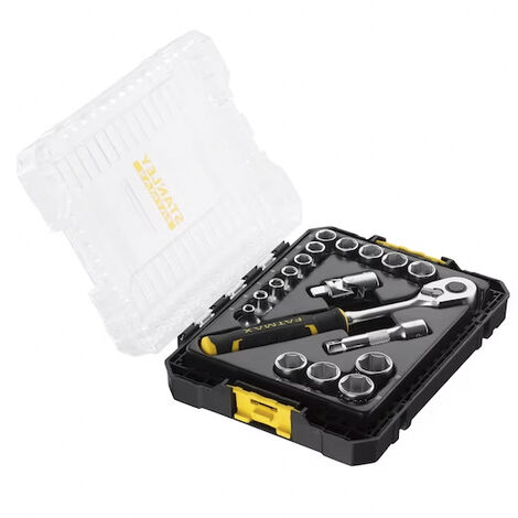 Coffret douilles STAKBOX M 3 8 jeu de 18 pièces STANLEY FATMAX FMMT98102 0