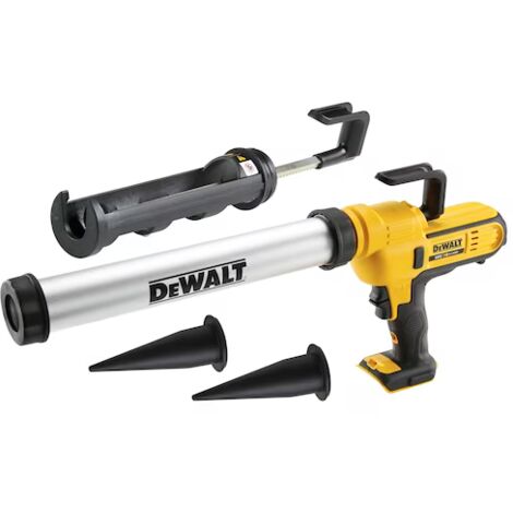 Dewalt – Pistolet extrudeur 18V DCE581N – Cadran de vitesse variable – Tige anti-goutte – Lampe LED pour visibilité – Pour mastic et colle