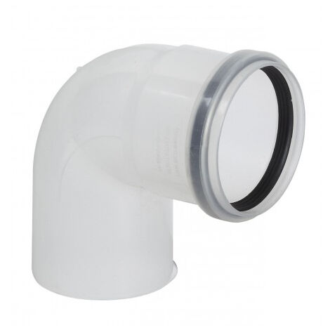 Poujoulat – Coude 90° pour chaudière Ø80 mm – Accessoire fumisterie pour appareils à gaz et fioul – Installation sécurisée – 27080531 - 90-80PPA (1/2)