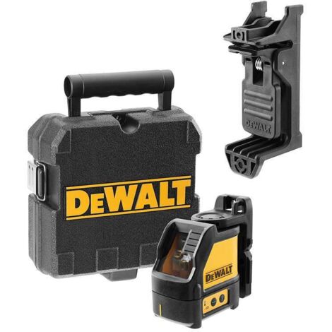 Dewalt – Laser à 2 lignes vertes en croix DW088CG – Précision ±3 mm à 10 m – Portée 20 m – Autonivelant jusqu'à 4° – Coffret et support inclus - DW088CG-XJ (1/10)