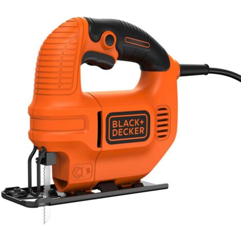 Black & Decker – Scie sauteuse filaire 400W – Profondeur de coupe 65mm – Vitesse 3000 courses/min – Compatible lames en U et T - KS501-QS