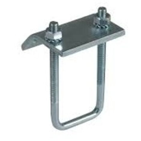 Étriers fil pour rail WM0 30 en acier électrozingué – Fixation sans perçage – 50 unités – 6585011 – Walraven