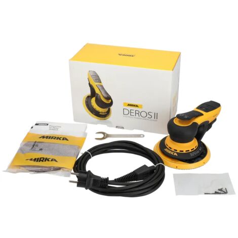 Mirka – Ponceuse orbitale filaire 400W – Ø 150 mm – Moteur sans charbons – Vitesse réglable 4000-10000 tr/min – MID6504044 (1/10)