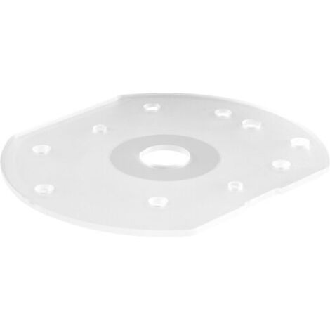 Festool – Semelle LAS-OF 1010 R – Accessoire pour défonceuse et affleureuse – Transparente pour visibilité optimale – Stabilité accrue pour fraisage précis (1/5)