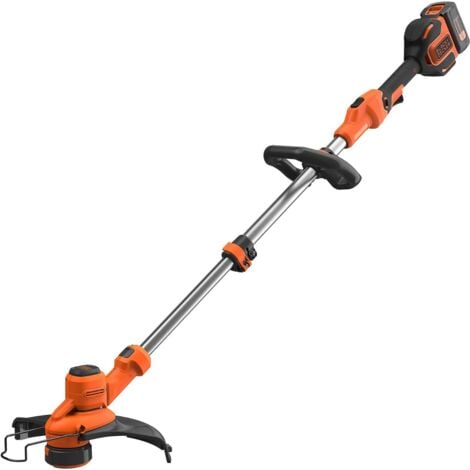Coupe-bordures sans fil 36 V 33cm - BLACK+DECKER - avec 1 batterie - chargeur - fil - BCSTA536L1-QW