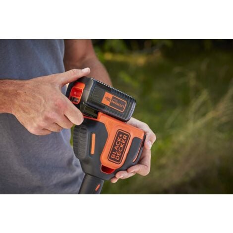 Coupe-bordures sans fil 36 V 33cm - BLACK+DECKER - avec 1 batterie - chargeur - fil - BCSTA536L1-QW
