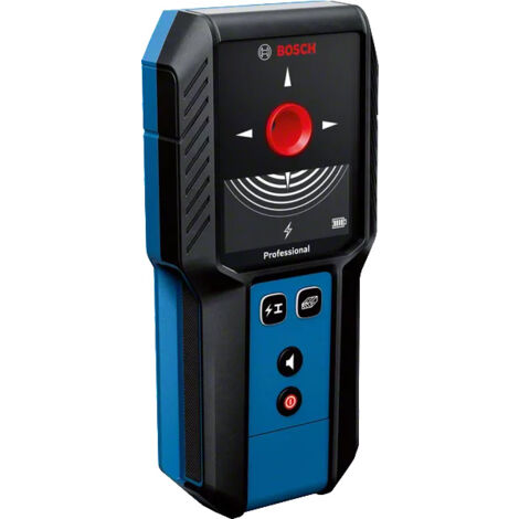 Bosch Professional – Détecteur de câbles Bosch GMS 120-27 – Détection jusqu'à 120mm – Alimentation 2 piles LR6 – Protection IP54 contre poussière et eau