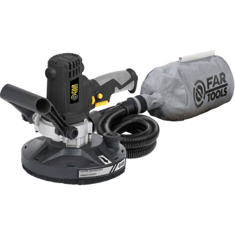 Fartools Pro – Ponceuse fraiseuse à béton 1300W – Disque ø180mm – Vitesse réglable 800-1750 TR/MIN – Aspiration autonome pour surfaces propres