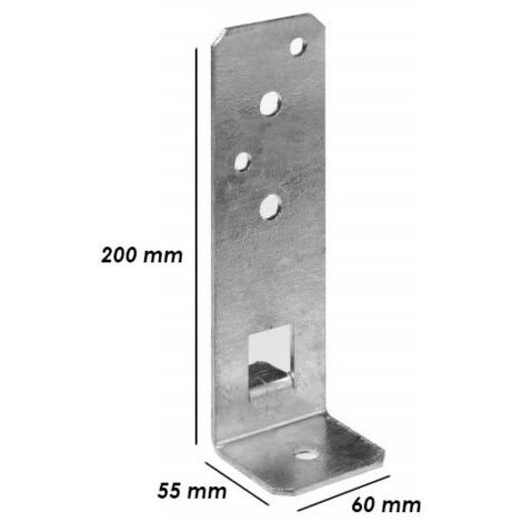 Pied de poteau de jardin SIMPSONS réglable en largeur - PPG60/25