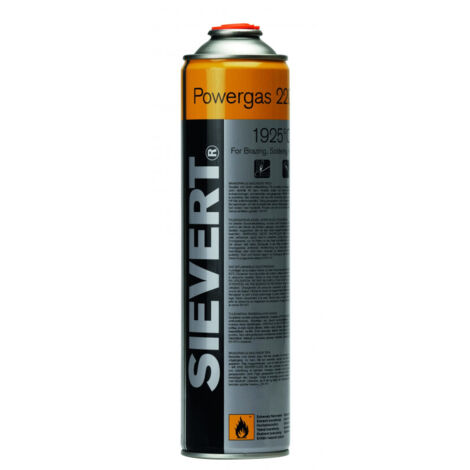 Cartouche gaz vissable Powergas 1925° 600ml SIEVERT SI220483