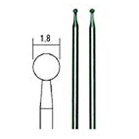 Forets diamantés pour le verre en forme sphérique Ø 1.8 - PROXXON - 28222 (1/4)