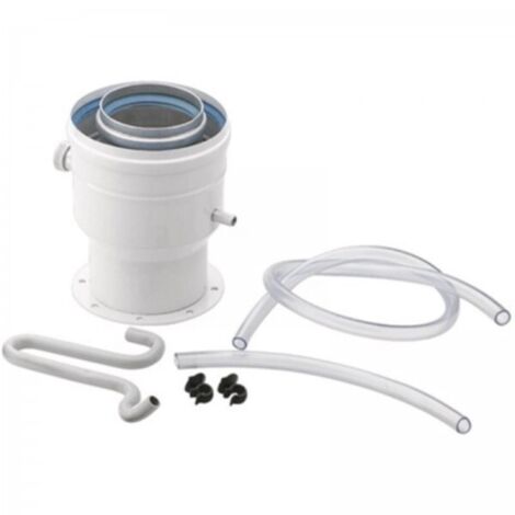 Atlantic – Adaptateur ventouse pour chauffe-eau thermodynamique mural – Installation compacte – Ø 125 mm pour débit d'air optimal – Confort acoustique (1/2)