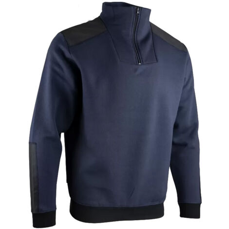 Sweat col camionneur bicolore - BOGOTA - LMA - 8086-3XL (1/2)